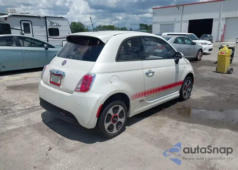 2013 Fiat 500 Battery Electric из США, поврежденный, VIN 3C3CFFGE0DT744775